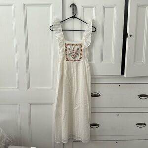 zara cotton summer dresses Zara | Dresses | Zara Summer Cotton Peasant Dress Sz Xs